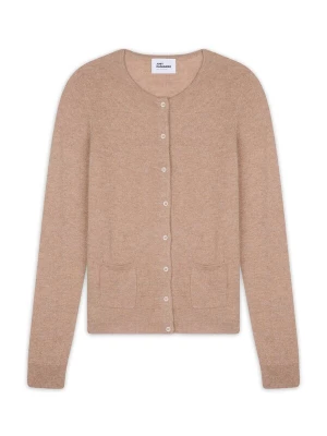 Foto van product JUST CASHMERE Gebreid vest 'Katharine' mokka