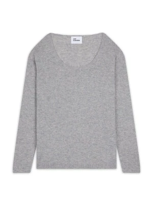 Foto van product JUST CASHMERE Trui 'Fiona' grijs gemêleerd