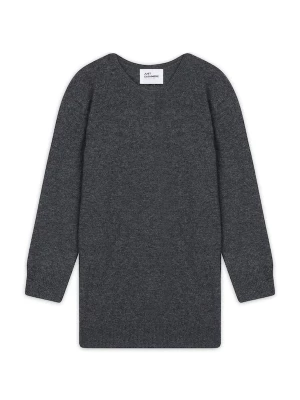 Foto van product JUST CASHMERE Trui 'JANICE' grijs