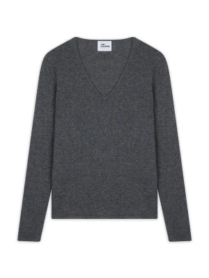 Foto van product JUST CASHMERE Trui 'Joan' grijs gemêleerd