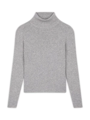 Foto van product JUST CASHMERE Trui 'LANAIS' grijs gemêleerd
