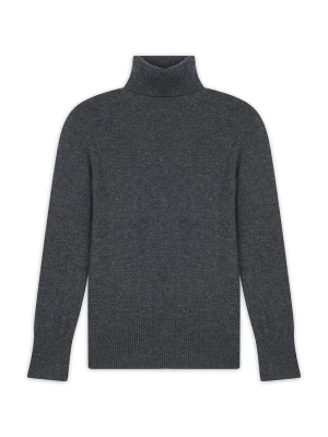 Foto van product JUST CASHMERE Trui 'Lexie' grijs gemêleerd