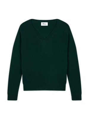 Foto van product JUST CASHMERE Trui 'Nora' donkergroen