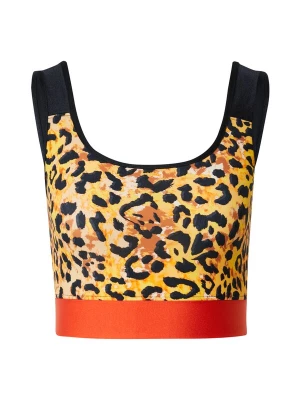 Foto van product Just Cavalli Top 'LYCRA' bruin / geel / kersrood / zwart
