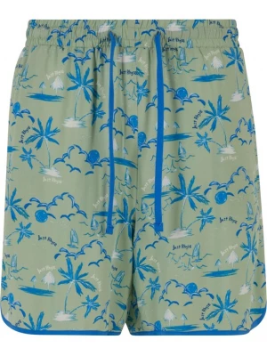 Foto van product Just Rhyse Broek 'Waikiki' royal blue / koningsblauw / pastelgroen / wit