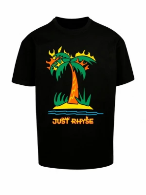 Foto van product Just Rhyse Shirt 'BurningParadise' geel / groen / oranje / zwart