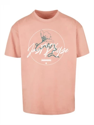 Foto van product Just Rhyse Shirt 'Full Bloom' donkergroen / rosa / wit