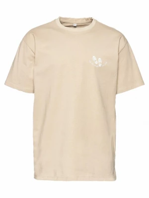 Foto van product Just Rhyse Shirt 'Go Further' sand / wit