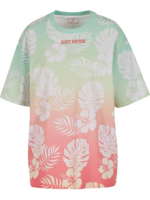 Foto van product Just Rhyse Shirt 'Holidays' mintgroen / lichtgroen / koraal / pink / wit