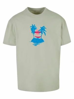 Foto van product Just Rhyse Shirt 'Molokai' pastelgroen / zalm roze / magenta