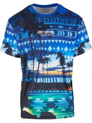 Foto van product Just Rhyse Shirt 'Palm Coast' blauw / zwart