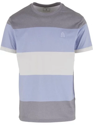 Foto van product Just Rhyse Shirt 'Seaside' beige gemêleerd / lichtblauw / grijs