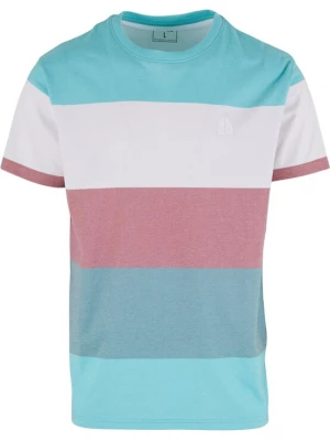 Foto van product Just Rhyse Shirt 'Seaside' blauw / lichtblauw / mauve / wit