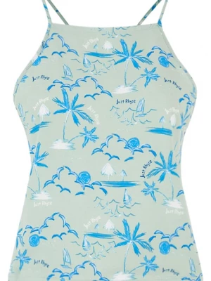 Foto van product Just Rhyse Top 'Waikiki' blauw / groen / wit