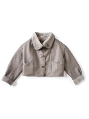 Foto van product Just things we like Winterjas 'CHO Reversible Shearling Jacket' beige