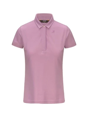 Foto van product K-Way Shirt 'K-WAY AMDEA PIQUE SLIM T-Shirt e Polo' pink