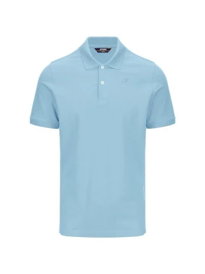 Foto van product K-Way Shirt 'K-WAY AMEDEE PIQUE SLIM T-Shirt e Polo' hemelsblauw
