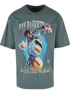 Foto van product K1X Shirt 'Bootleg' aqua / smaragd / zwart / wit