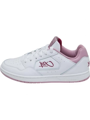 Foto van product K1X Sneakers laag 'Sweep' oudroze / karmijnrood / wit