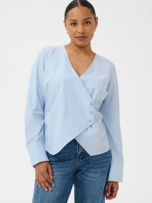 Foto van product Kaffe Blouse 'KAgiulia' lichtblauw