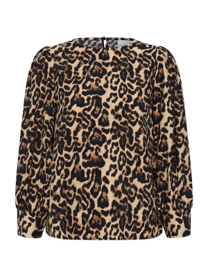 Foto van product Kaffe Blouse 'KAHannah' beige / bruin / zwart