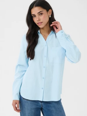 Foto van product Kaffe Blouse 'KAViola' pastelblauw