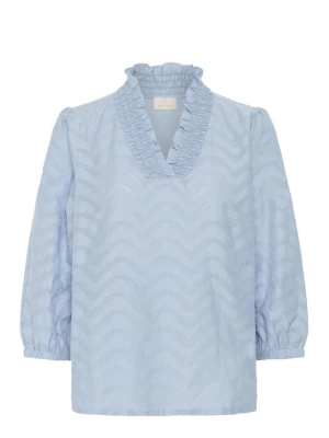 Foto van product Kaffe Blouse 'Victoria' lichtblauw
