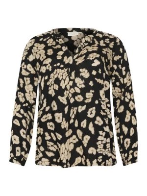 Foto van product KAFFE CURVE Blouse 'Bella' beige / zwart