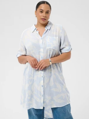 Foto van product KAFFE CURVE Blouse 'KChilda Ami' blauw / pastelblauw