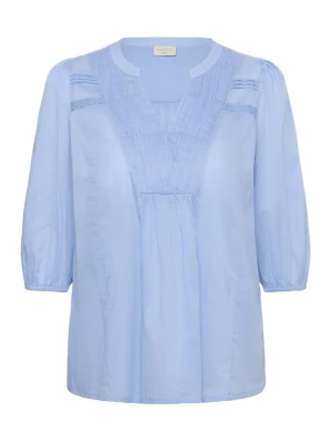 Foto van product KAFFE CURVE Blouse 'KCKarlia' azuur