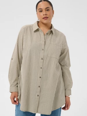 Foto van product KAFFE CURVE Blouse 'KCNana' sand / donkerbeige