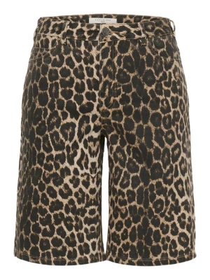 Foto van product KAFFE CURVE Broek 'Jessa' beige / bruin / donkerbruin