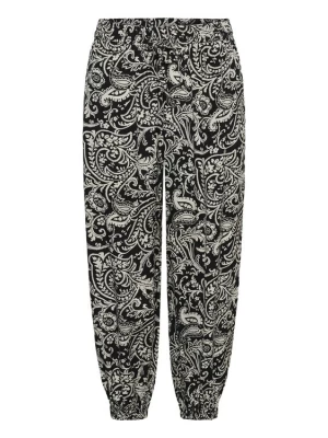 Foto van product KAFFE CURVE Broek 'KCBerry' zwart / wit