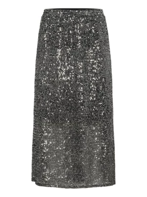 Foto van product KAFFE CURVE Rok 'Laila ' zilver
