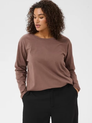 Foto van product KAFFE CURVE Shirt 'Hellen' chocoladebruin