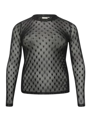 Foto van product KAFFE CURVE Shirt 'KC NInna' zwart