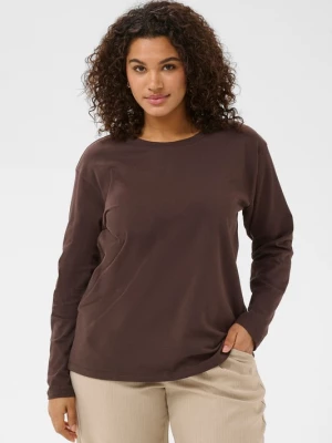 Foto van product KAFFE CURVE Shirt 'KCHellen' donkerbruin