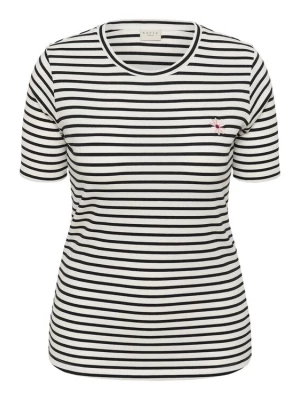 Foto van product KAFFE CURVE Shirt 'KCLia' zwart / offwhite