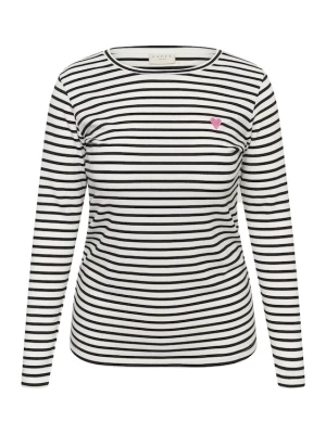 Foto van product KAFFE CURVE Shirt 'KClia' zwart / wit