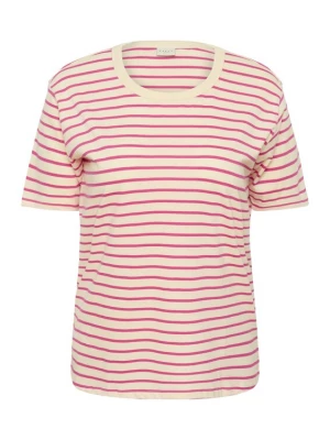 Foto van product KAFFE CURVE Shirt 'KCWinni' pink / offwhite