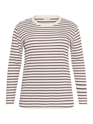 Foto van product KAFFE CURVE Shirt 'KCwinni' zwart / wit