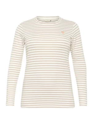 Foto van product KAFFE CURVE Shirt 'Lia' beige / abrikoos / wit