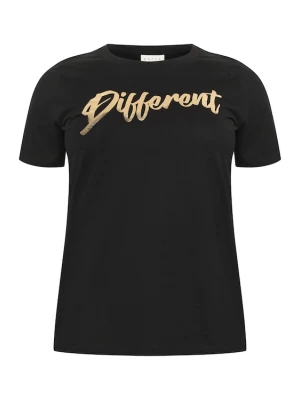 Foto van product KAFFE CURVE Shirt 'Tiva' goud / zwart