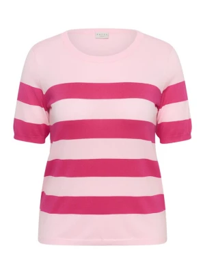 Foto van product KAFFE CURVE Trui 'KCLizzy' rosa / donkerroze