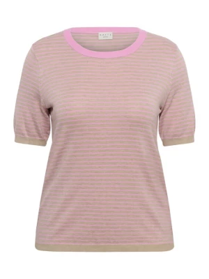 Foto van product KAFFE CURVE Trui 'Lizzy' sand / pink