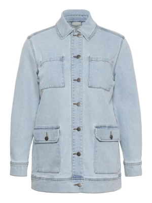 Foto van product KAFFE CURVE Tussenjas 'Ninna' blauw denim