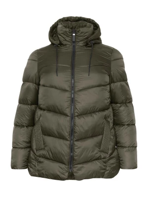Foto van product KAFFE CURVE Winterjas 'KCSusanna' donkergroen