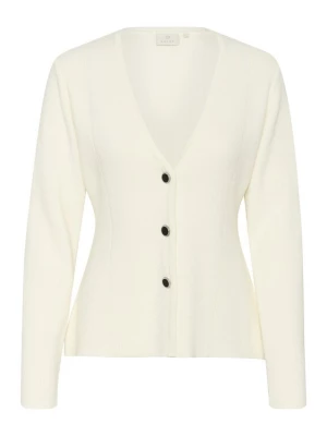 Foto van product Kaffe Gebreid vest 'KANeville' wolwit