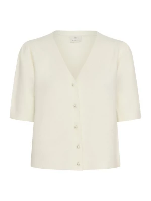 Foto van product Kaffe Gebreid vest 'Marina' wolwit