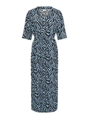 Foto van product Kaffe Jurk 'Ivanna' blauw / zwart